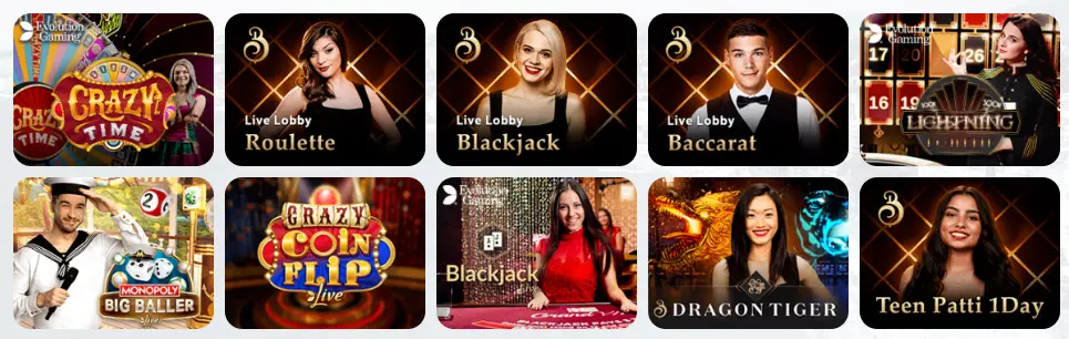 Juegos de casino en vivo HAZ CASINO