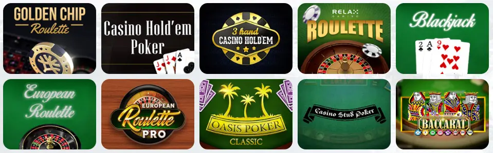 Juegos de mesa en HAZ CASINO