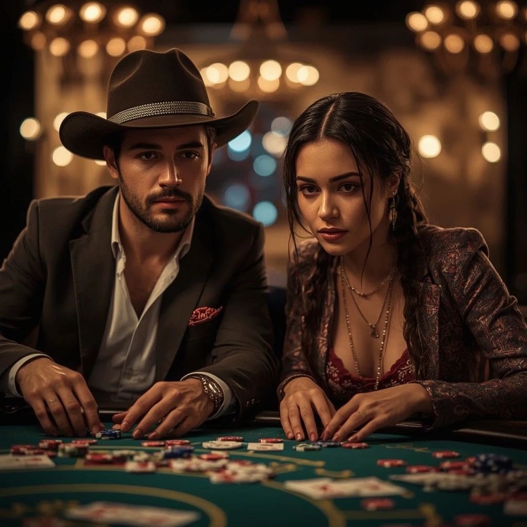 foto de dos jugadores de póker HAZ CASINO